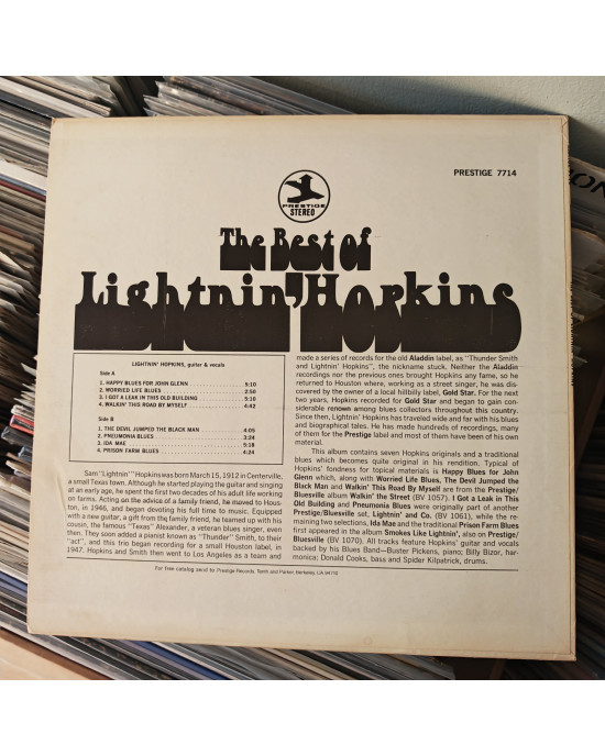 Lightnin' Hopkins - The Best Of Lightnin' Hopkins Lightnin' Hopkins - The Best Of Lightnin' Hopkins