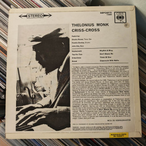 Thelonious Monk - Criss-Cross - 1964 UK Thelonious Monk - Criss-Cross - 1964 UK