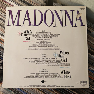Madonna - Who's That Girl (Extended Version) - Maxi Single Madonna - Who's That Girl (Extended Version) - Maxi Single