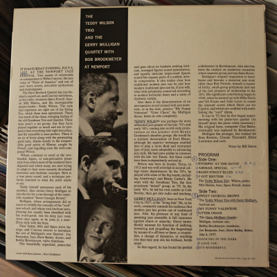 The Teddy Wilson Trio & Gerry Mulligan Quartet With Bob Brookmeyer & Bill Evans - At Newport - 1978, Japonya