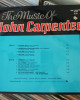 The Splash Band - The Music Of John Carpenter The Splash Band - The Music Of John Carpenter