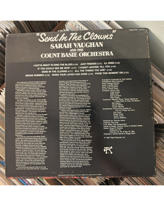Sarah Vaughan & The Count Basie Orchestra - Send In The Clowns Sarah Vaughan & The Count Basie Orchestra - Send In The Clowns