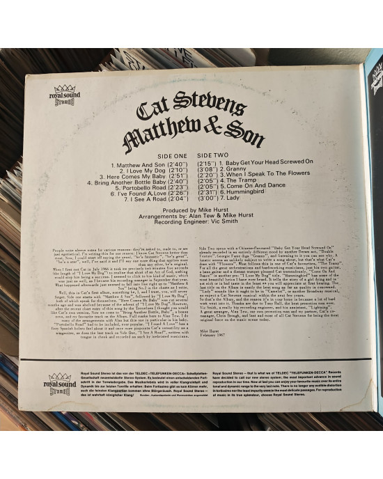 Cat Stevens - Matthew & Son / New Masters