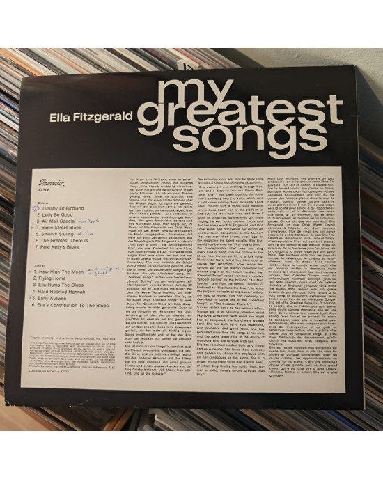 Ella Fitzgerald - My Greatest Songs Ella Fitzgerald - My Greatest Songs