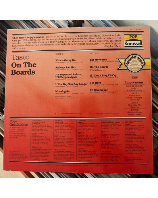 Taste - On The Boards Taste - On The Boards