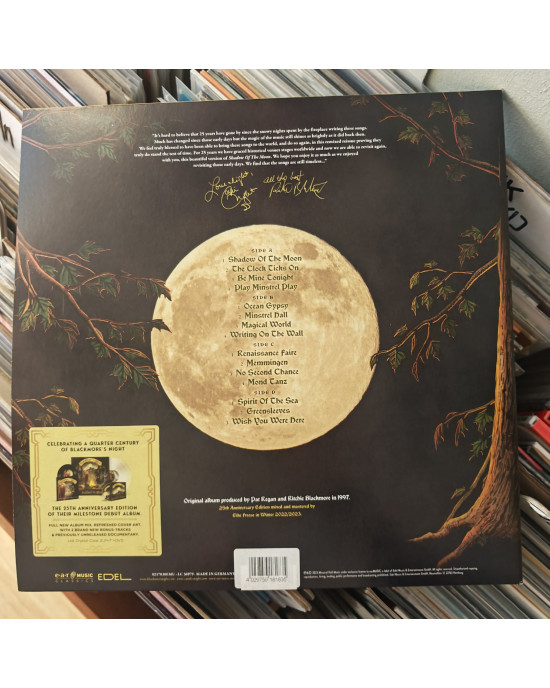 Blackmore's Night - Shadow Of The Moon - 2LP + 7'' 45LİK + DVD 25th Anniversary Coloured Edition Blackmore's Night - Shadow Of The Moon - 2LP + 7'' 45LİK + DVD 25th Anniversary Coloured Edition