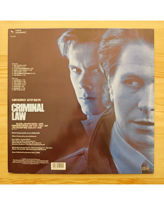 Jerry Goldsmith - Criminal Law (Original Soundtrack)