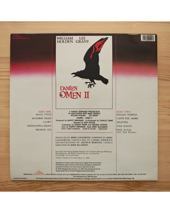 Jerry Goldsmith - Damien Omen 2 (Original Soundtrack) Jerry Goldsmith - Damien Omen 2 (Original Soundtrack)
