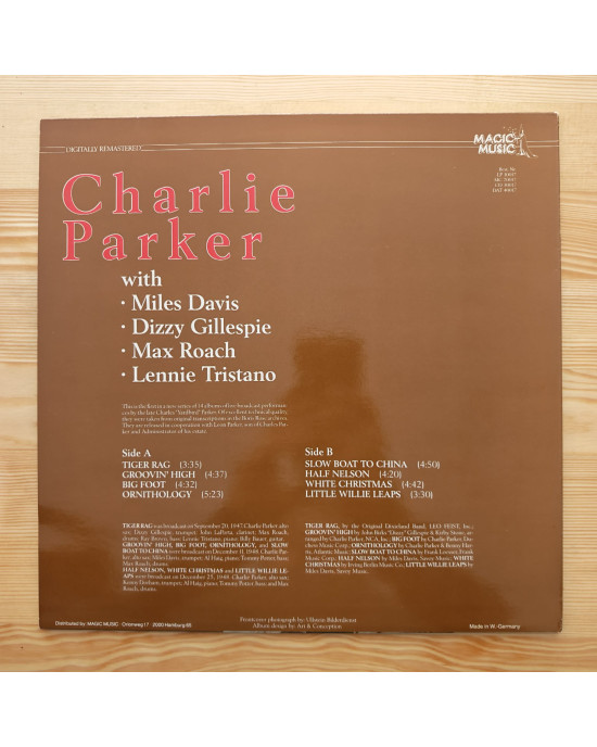 Charlie Parker With Miles Davis, Dizzy Gillespie, Max Roach, Lennie Tristano - Charlie Parker