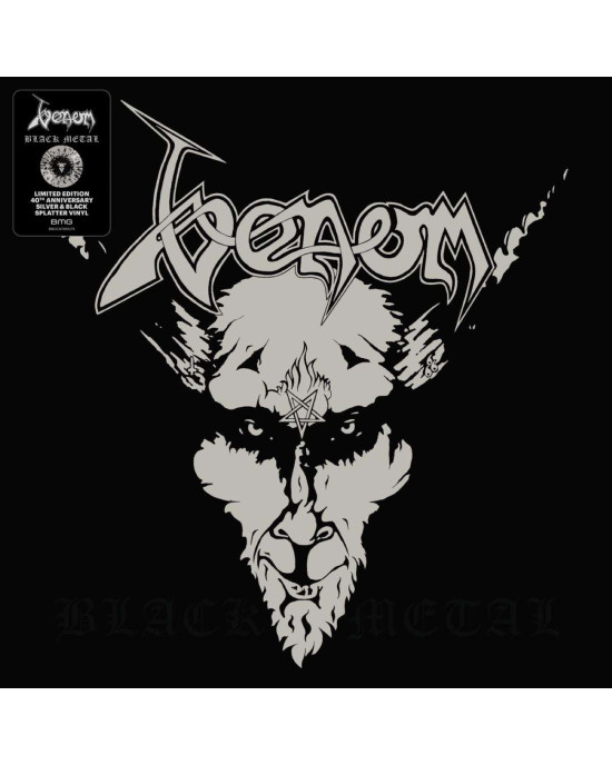 Venom - Black Metal (40th Anniversary Edition - Silver & Black Splatter Vinyl)