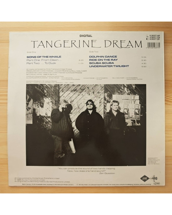 Tangerine Dream - Underwater Sunlight Tangerine Dream - Underwater Sunlight