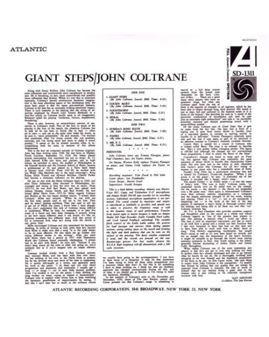 John Coltrane - Giant Steps (Mono)