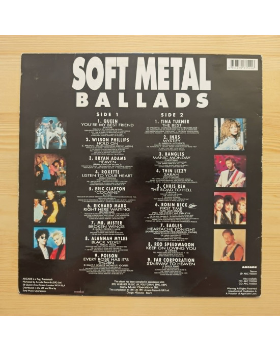 Various Artists – Soft Metal Ballads Various Artists – Soft Metal Ballads