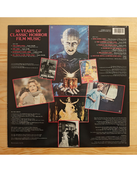 Various - The Omen And Other Themes (50 Years Of Classic Horror Film Music) Various - The Omen And Other Themes (50 Years Of Classic Horror Film Music)