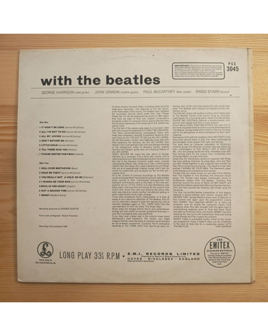 The Beatles - With The Beatles - 72, UK