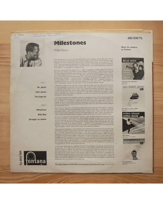 Miles Davis - Milestones Miles Davis - Milestones