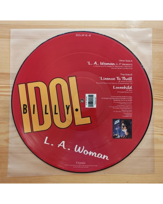 Billy Idol - L.A. Woman - Maxi Single - Picture Disc