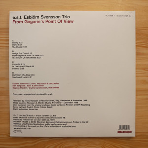 Esbjörn Svensson Trio - From Gagarin's Point Of View - 2014