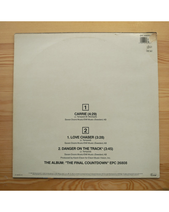 Europe - Carrie - Maxi Single