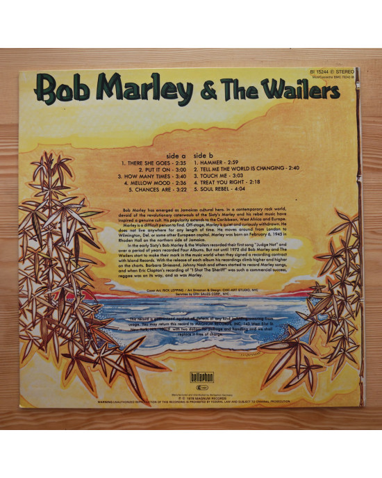 Bob Marley & The Wailers - Bob Marley & The Wailers Bob Marley & The Wailers - Bob Marley & The Wailers