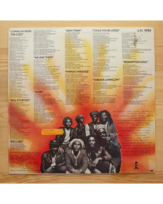 Bob Marley & The Wailers - Uprising Bob Marley & The Wailers - Uprising