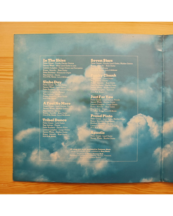 Peter Green - In The Skies - Limited Edition Green Vinyl Peter Green - In The Skies - Limited Edition Green Vinyl