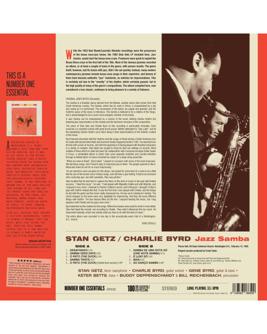 Stan Getz & Charlie Byrd - Jazz Samba Stan Getz & Charlie Byrd - Jazz Samba