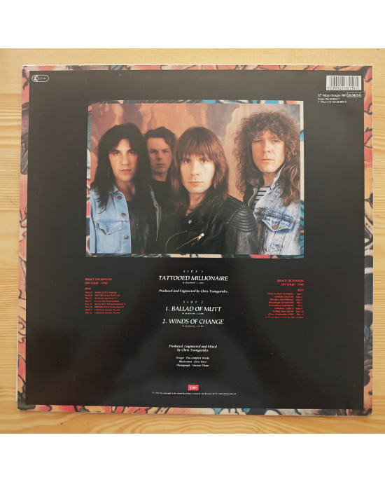 Bruce Dickinson - Tattooed Millionaire - Maxi Single