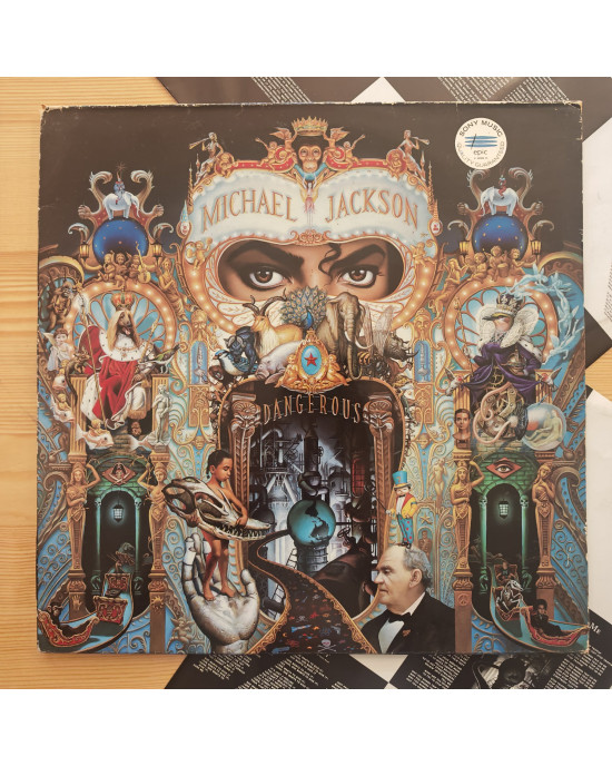 Michael Jackson - Dangerous -1991 Avrupa 2LP Michael Jackson - Dangerous -1991 Avrupa 2LP