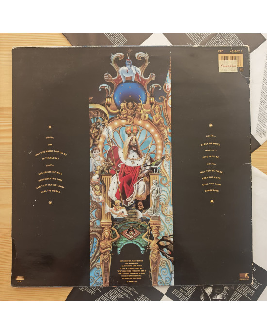 Michael Jackson - Dangerous -1991 Avrupa 2LP Michael Jackson - Dangerous -1991 Avrupa 2LP