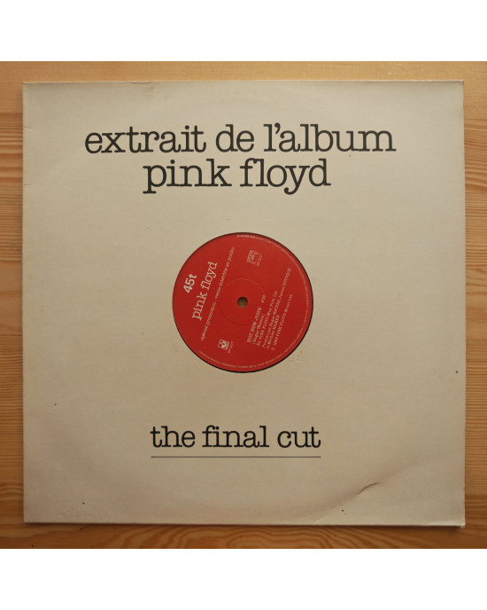 Pink Floyd - Not Now John (1983 Fransa Promosyon Baskısı) - Maxi Single