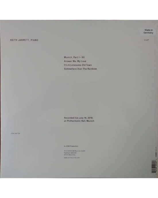 Keith Jarrett - Munich Keith Jarrett - Munich