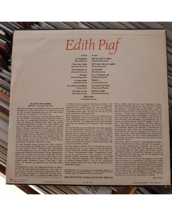 Edith Piaf - Edith Piaf Edith Piaf - Edith Piaf