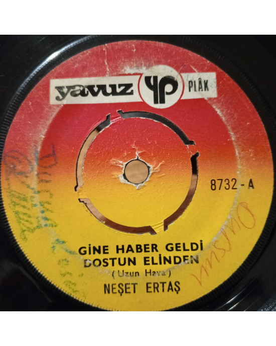 Neşet Ertaş - Gine Haber Geldi Dostun Elinden / Gönül Dağı - 45'lik Neşet Ertaş - Gine Haber Geldi Dostun Elinden / Gönül Dağı - 45'lik
