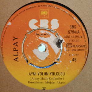 Alpay - Aynı Yolun Yolcusu / Dünyalar Benim Oldu - 45'lik