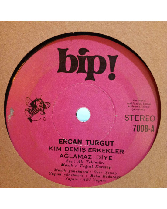 Ercan Turgut - Kim Demiş Erkekler Ağlamaz Diye / Bak Şimdi Bahar Geldi - 45'lik Ercan Turgut - Kim Demiş Erkekler Ağlamaz Diye / Bak Şimdi Bahar Geldi - 45'lik