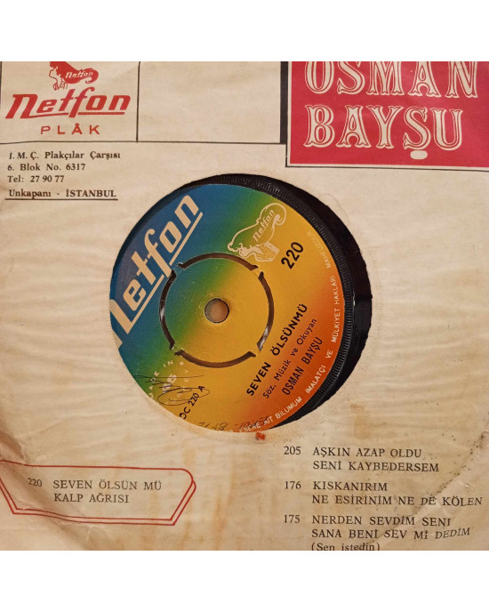 Osman Bayşu - Seven Ölsün mü / Kalp Ağrısı - 45'lik Osman Bayşu - Seven Ölsün mü / Kalp Ağrısı - 45'lik