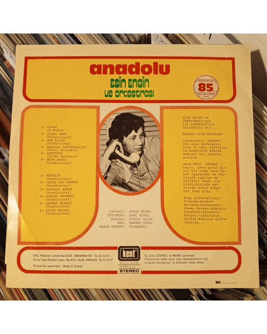Esin Engin ve Orkestrası - Anadolu - 1976, Türkiye Esin Engin ve Orkestrası - Anadolu - 1976, Türkiye