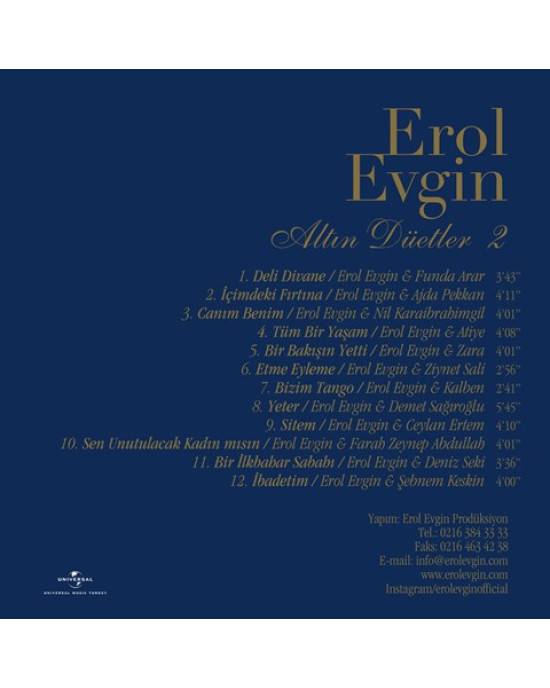 Erol Evgin - Altın Düetler 2 Erol Evgin - Altın Düetler 2