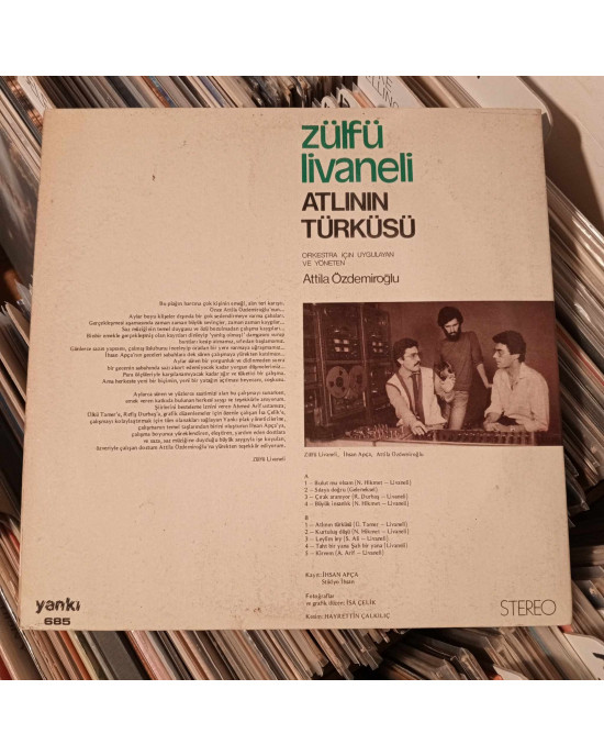 Zülfü Livaneli - Atlının Türküsü - 1979, Türkiye Zülfü Livaneli - Atlının Türküsü - 1979, Türkiye
