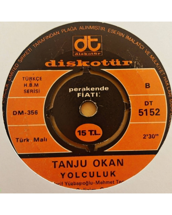 Tanju Okan – Kadınım / Yolculuk - 45'lik Tanju Okan – Kadınım / Yolculuk - 45'lik