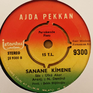 Ajda Pekkan – Hoş Gör Sen / Sanane, Kimene - 45'lik Ajda Pekkan – Hoş Gör Sen / Sanane, Kimene - 45'lik