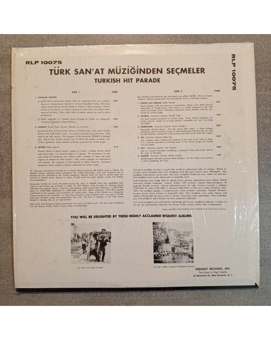 Various - Türk San'at Müziginden Seçmeler: Turkish Hit Parade Various - Türk San'at Müziginden Seçmeler: Turkish Hit Parade