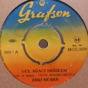 Zeki Müren - Gül Ağacı Değilem / Canım Benim Gülüm Benim - 45'lik