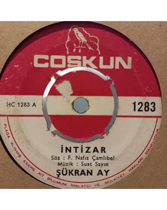 Şükran Ay – İntizar / Yok Artık Tahammülü - 45'lik Şükran Ay – İntizar / Yok Artık Tahammülü - 45'lik
