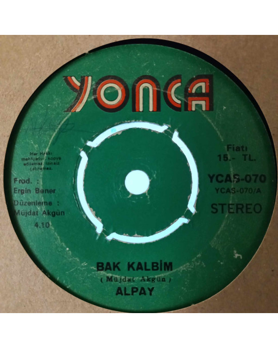 Alpay - Bak Kalbim / Ben Armudu Dişlerim - 45'lik