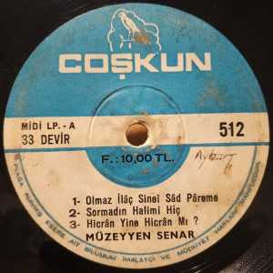 Müzeyyen Senar - Midi Lp - 45'lik
