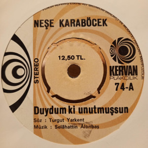 Neşe Karaböcek - Duydum Ki Unutmuşsun / Saymadım Kaç Yıl Oldu - 45'lik