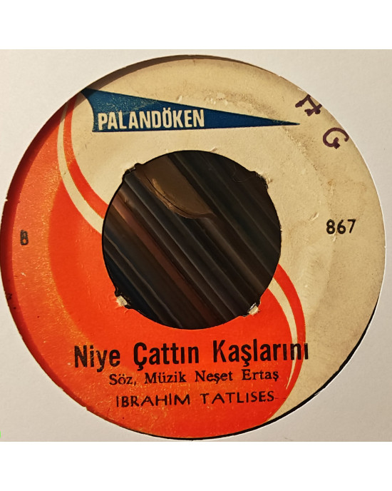 İbrahim Tatlıses - Nar Danesi / Niye Çattın Kaşlarını - 45'lik İbrahim Tatlıses - Nar Danesi / Niye Çattın Kaşlarını - 45'lik
