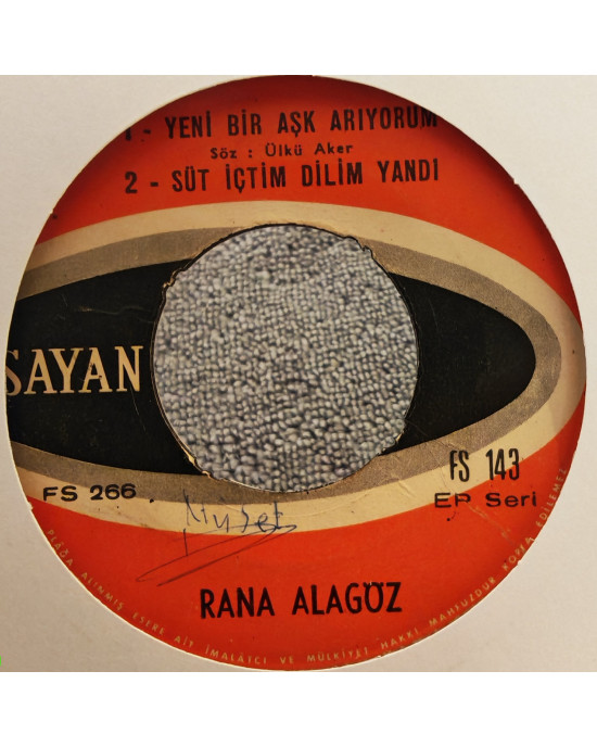 Rana Alagöz, Selçuk Alagöz - İzmirlim / Yeni Bir Aşk Arıyorum - 45'lik Rana Alagöz, Selçuk Alagöz - İzmirlim / Yeni Bir Aşk Arıyorum - 45'lik